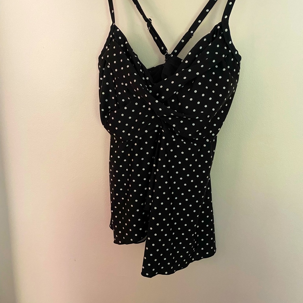 Clubswim Polka Dot Swim Top Size 40 D/DD